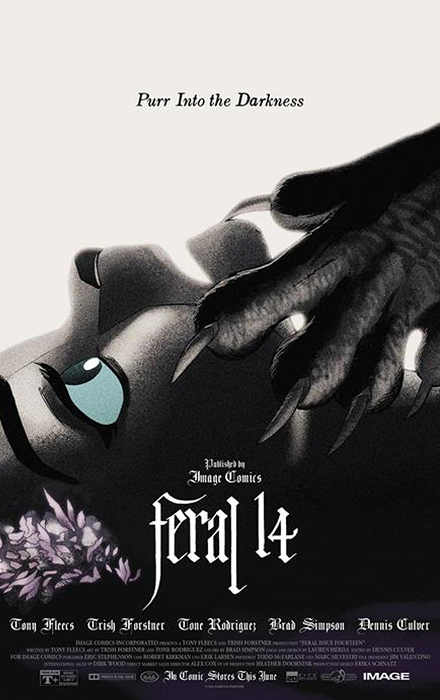 FERAL #14 CVR B TRISH FORSTNER & TONY FLEECS MOVIE POSTER HOMAGE VAR