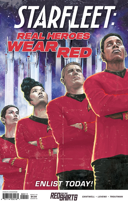 Star Trek: Red Shirts #1 Variant B (Lendl Federation Recruitment)