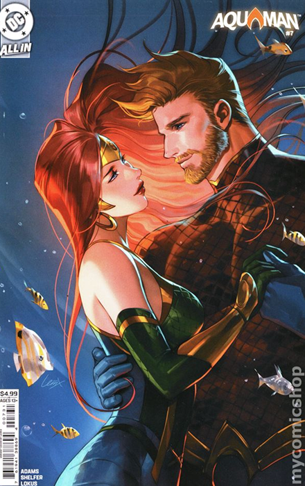 AQUAMAN #7 CVR B EDWIN GALMON CARD STOCK VAR
