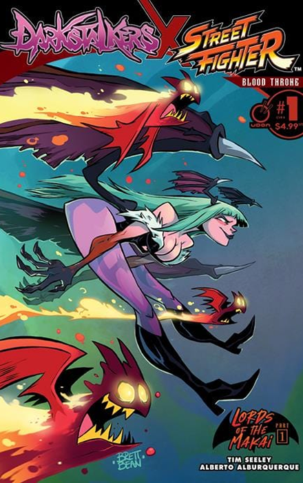 DARKSTALKERS X STREET FIGHTER BLOOD THRONE #1 (ONE SHOT) CVR A ALBERTO ALBURQUERQUE Previously FOC'd on 4/28/2025
