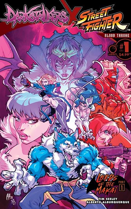 DARKSTALKERS X STREET FIGHTER BLOOD THRONE #1 (ONE SHOT) CVR B BRETT BEAN VAR Previously FOC'd on 4/28/2025