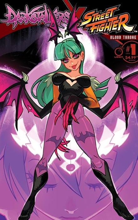 DARKSTALKERS X STREET FIGHTER BLOOD THRONE #1 (ONE SHOT) CVR C DAX GORDINE VAR Previously FOC'd on 4/28/2025
