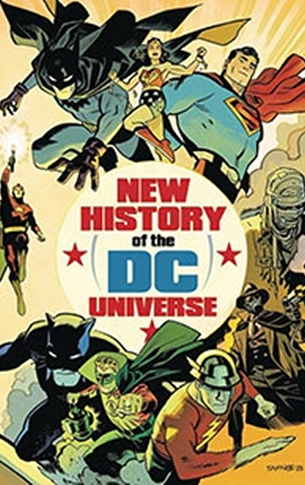NEW HISTORY OF THE DC UNIVERSE #1 (OF 4) CVR A CHRIS SAMNEE WRAPAROUND