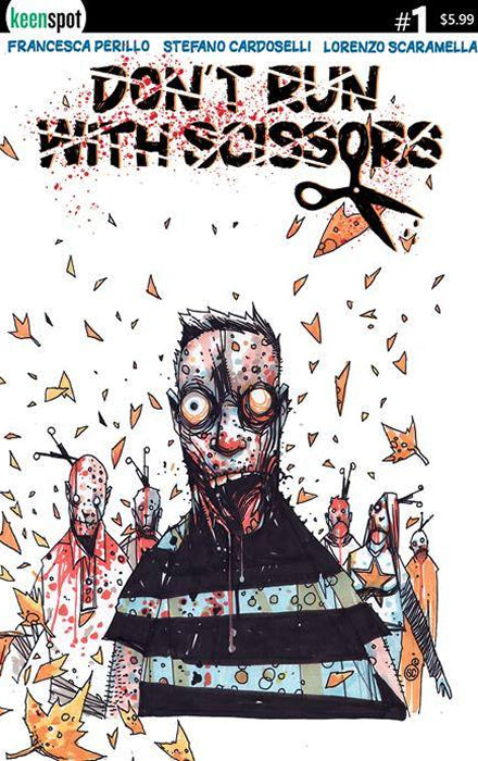 DONT RUN WITH SCISSORS #1 CVR A STEFANO CARDOSELLI SCISSOR MOUTH