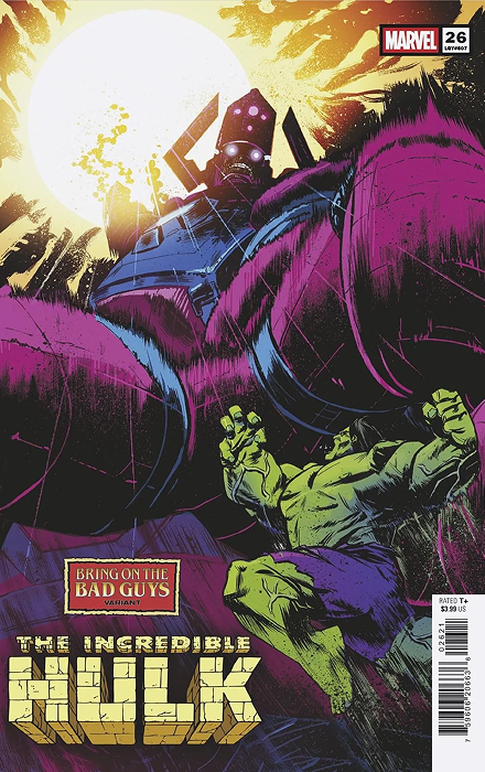INCREDIBLE HULK #26 SANFORD GREENE BRING ON THE BAD GUYS VARIANT