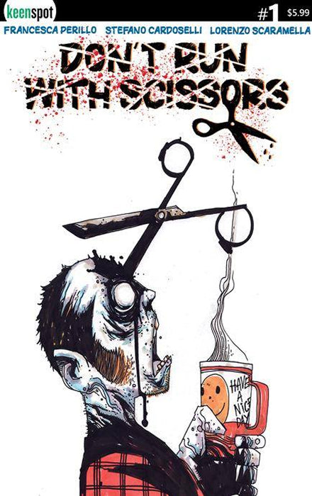 DONT RUN WITH SCISSORS #1 CVR B STEFANO CARDOSELLI COFFEE VAR