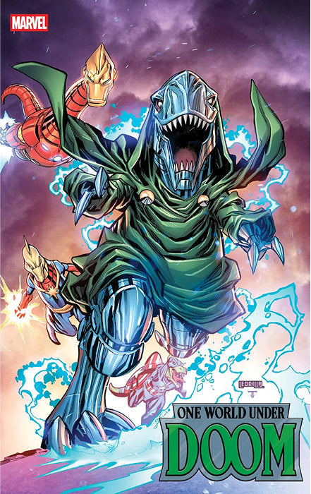 ONE WORLD UNDER DOOM #5 KEN LASHLEY DOOMASAUR VARIANT