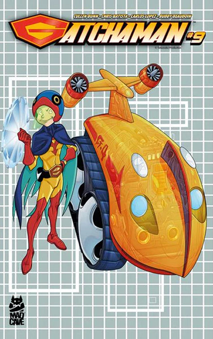 GATCHAMAN #9 CVR B CHRIS BATISTA  BLUEPRINT JINPEI AND G-4 VAR