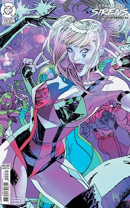 GOTHAM CITY SIRENS UNFIT FOR ORBIT #2 (OF 5) CVR C GUILLEM MARCH CONNECTING CARD STOCK VAR
