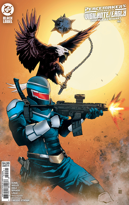 PEACEMAKER PRESENTS THE VIGILANTE EAGLY DOUBLE FEATURE #4 (OF 5) CVR C RAFAEL DE LATORRE CARD STOCK VAR (MR)