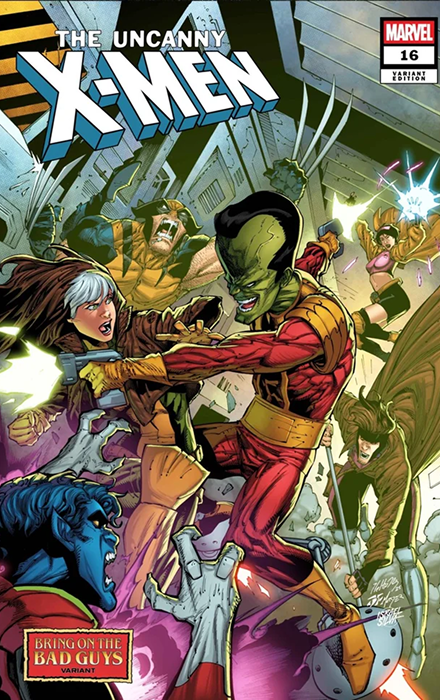 UNCANNY X-MEN #16 NETHO DIAZ BRING ON THE BAD GUYS VARIANT