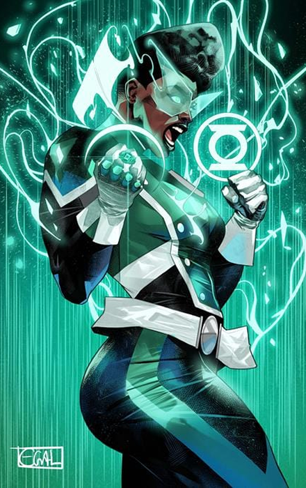 GREEN LANTERN CORPS #6 CVR B EDWIN GALMON CARD STOCK VAR
