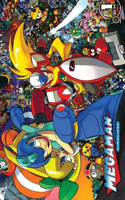 MEGA MAN TIMELINES #1 (ONE SHOT) CVR C BLANK SKETCH VAR