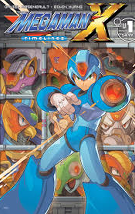 MEGA MAN TIMELINES #1 (ONE SHOT) CVR D INC 1:5 ANDREW DICKMAN WRAPAROUND VAR