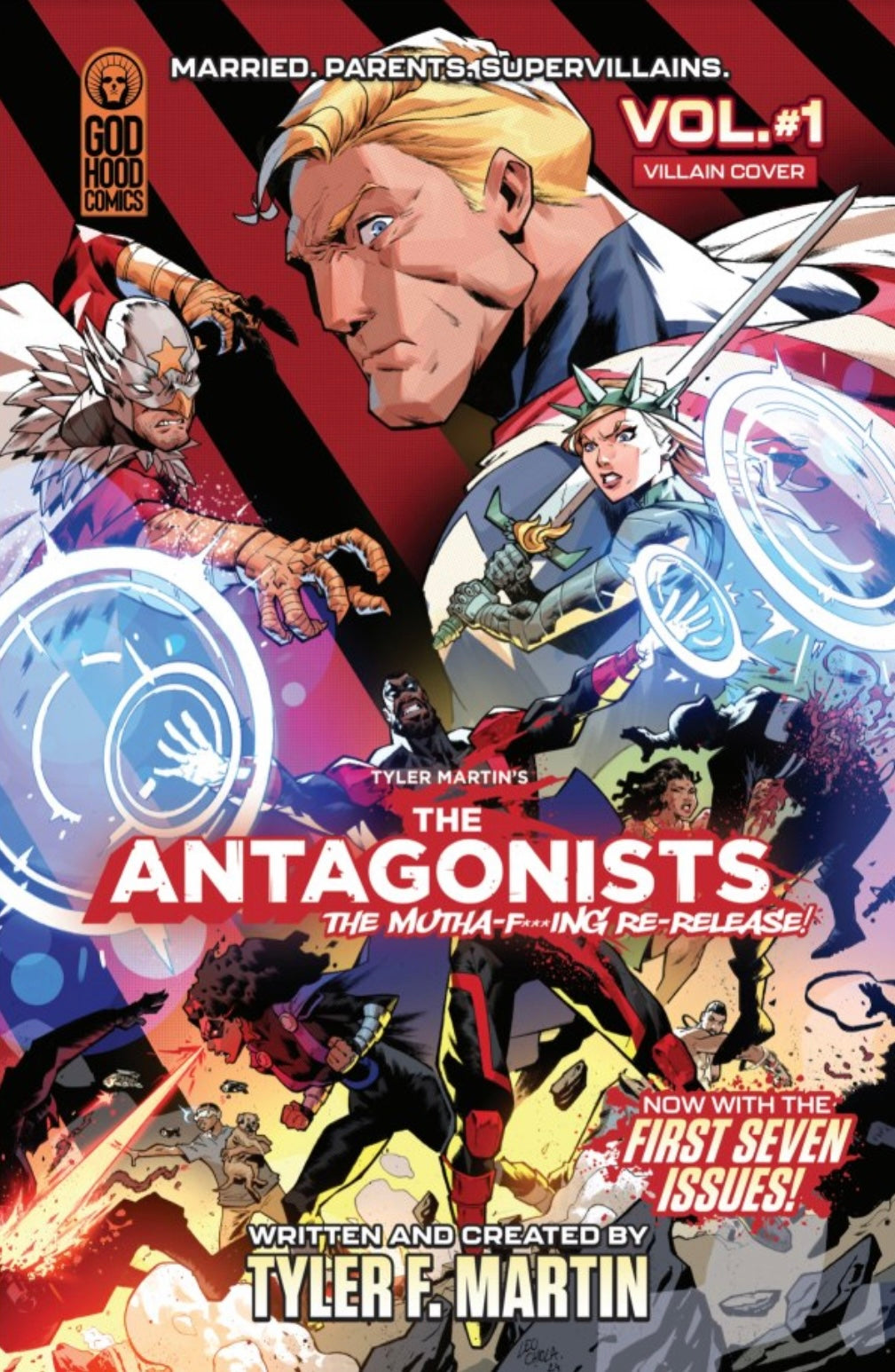 The Antagonist Vol.1, Villian Cover (1-7)
