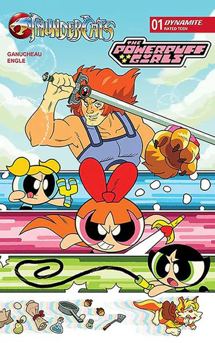 THUNDERCATS POWERPUFF GIRLS #1 CVR B COLEMAN ENGLE VAR