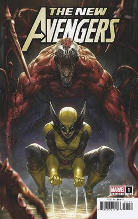 NEW AVENGERS #1 DERRICK CHEW CARNAGE AND LAURA KINNEY WOLVERINE VARIANT B
