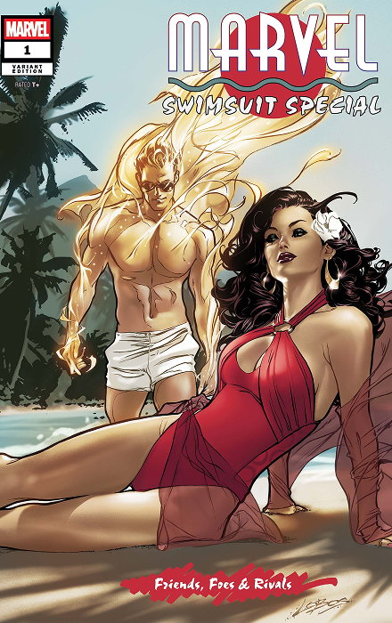 MARVEL SWIMSUIT SPECIAL: FRIENDS, FOES & RIVALS #1 LUCAS WERNECK VARIANT