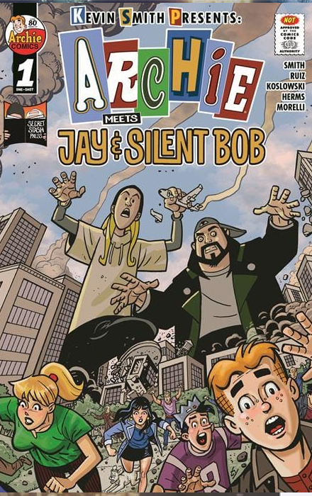 ARCHIE MEETS JAY AND SILENT BOB #1 (ONE SHOT) CVR B FERNANDO RUIZ RICH KOSLOWSKI HOMAGE GREYSCALE VAR (MR)