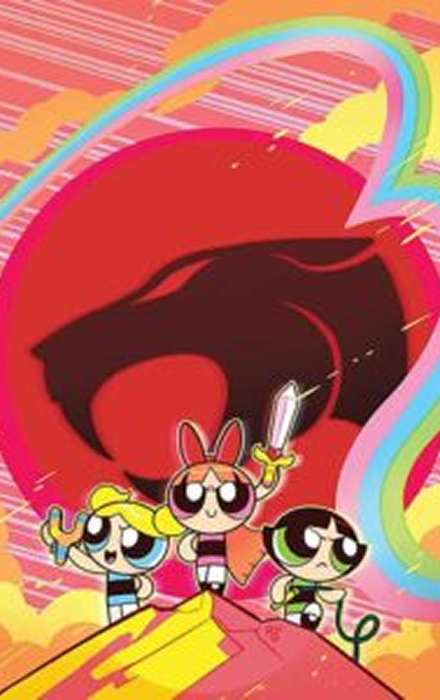 THUNDERCATS POWERPUFF GIRLS #1 CVR F BLANK AUTHENTIX VAR