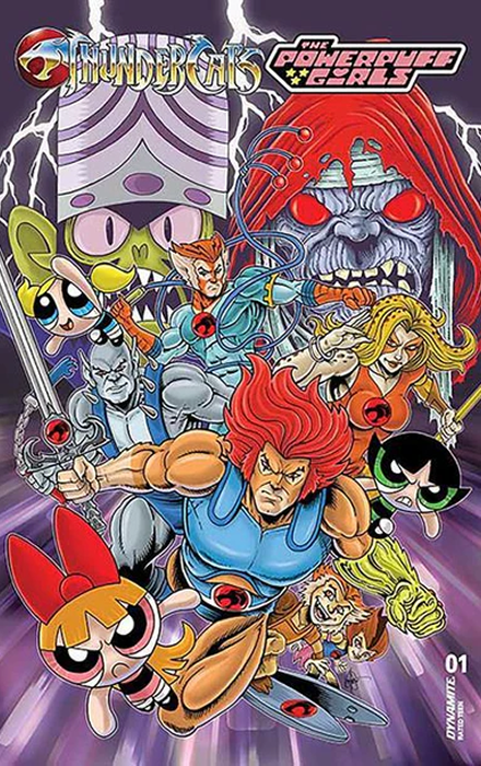 THUNDERCATS POWERPUFF GIRLS #1 CVR M KEN HAESER ORIGINAL FOC BONUS VAR