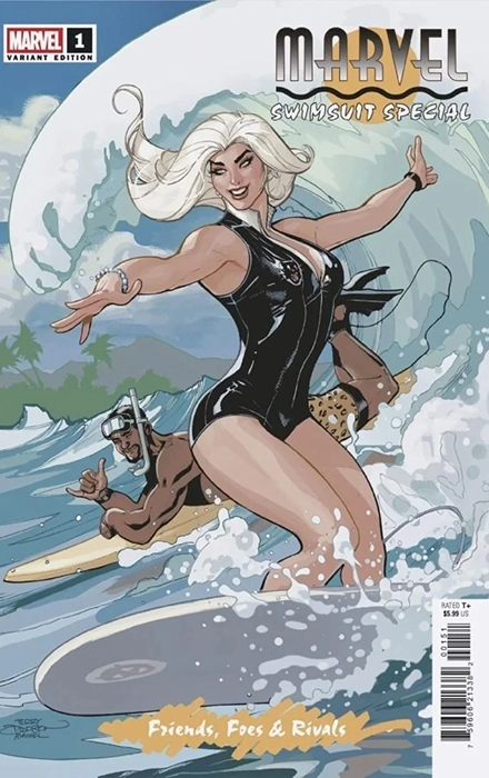 MARVEL SWIMSUIT SPECIAL: FRIENDS, FOES & RIVALS #1 TAURIN CLARKE VARIANT