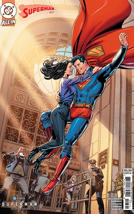 SUPERMAN #27 CVR G JERRY ORDWAY SUPERMAN MOVIE CARD STOCK VAR