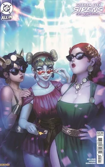 GOTHAM CITY SIRENS UNFIT FOR ORBIT #2 (OF 5) CVR B NOOBOVICH CARD STOCK VAR