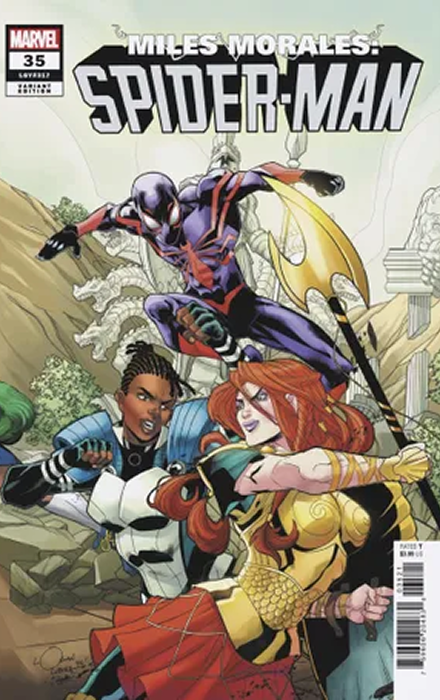 MILES MORALES: SPIDER-MAN #35 LOGAN LUBERA 5-PART CONNECTING VARIANT