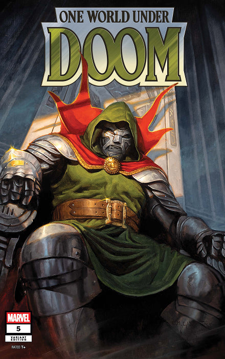 ONE WORLD UNDER DOOM #5 E.M. GIST VARIANT