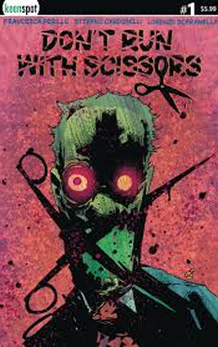 DONT RUN WITH SCISSORS #1 CVR A STEFANO CARDOSELLI SCISSOR MOUTH