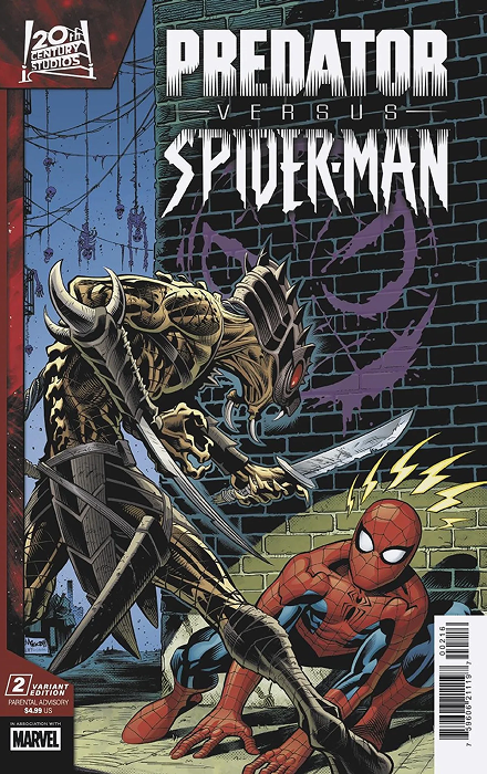 PREDATOR VS. SPIDER-MAN #2 PAULO SIQUEIRA 2ND PRINTING VARIANT