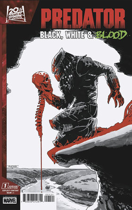 PREDATOR: BLACK, WHITE & BLOOD #1 MAHMUD ASRAR VARIANT