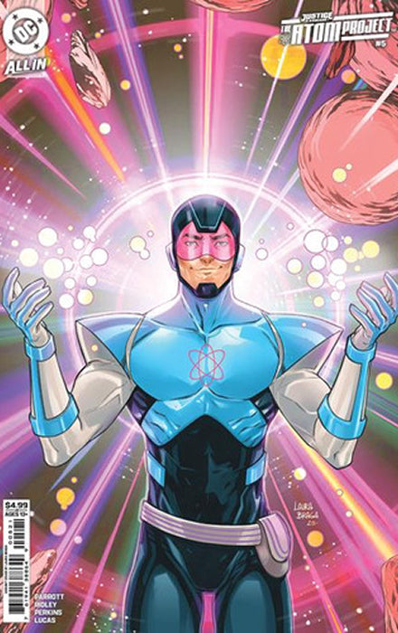 JUSTICE LEAGUE THE ATOM PROJECT #5 (OF 6) CVR B LAURA BRAGA CARD STOCK VAR