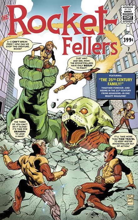 ROCKETFELLERS #7 CVR D RAMON BACHS FANTASTIC FOUR HOMAGE VAR