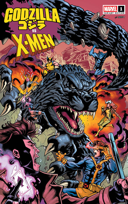 GODZILLA VS. X-MEN #1 CHRIS CAMPANA VARIANT